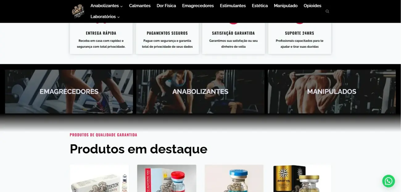 Produtos originais e ampla variedade